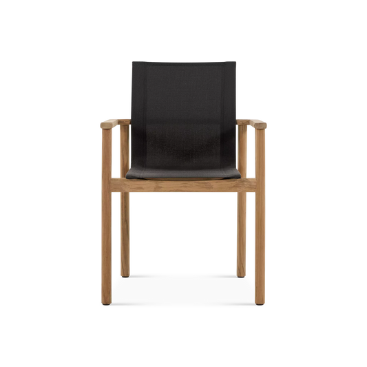 French Beauty - Outdoor Teak Chair Without Arms