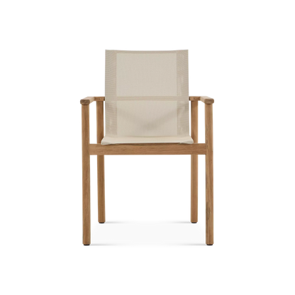 French Beauty - Chaise extérieure en teck