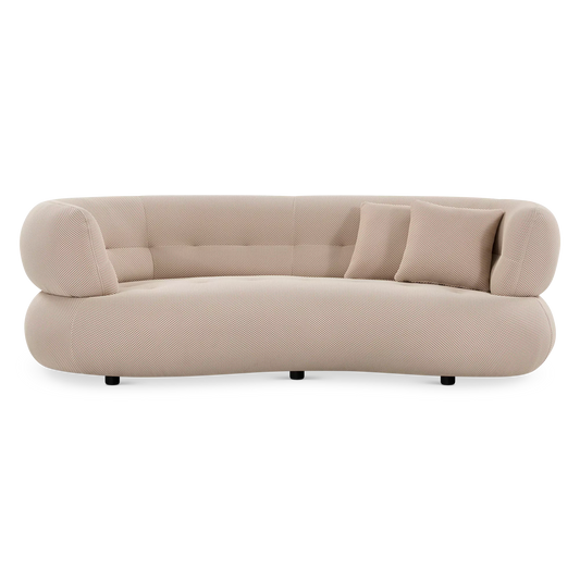 Waffle - Canapé 3 places en tissu