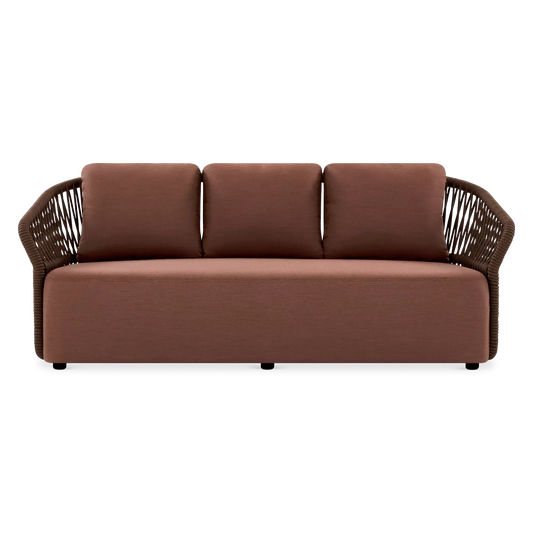Four Seasons - Outdoor 3-Seater Sofa in Rope