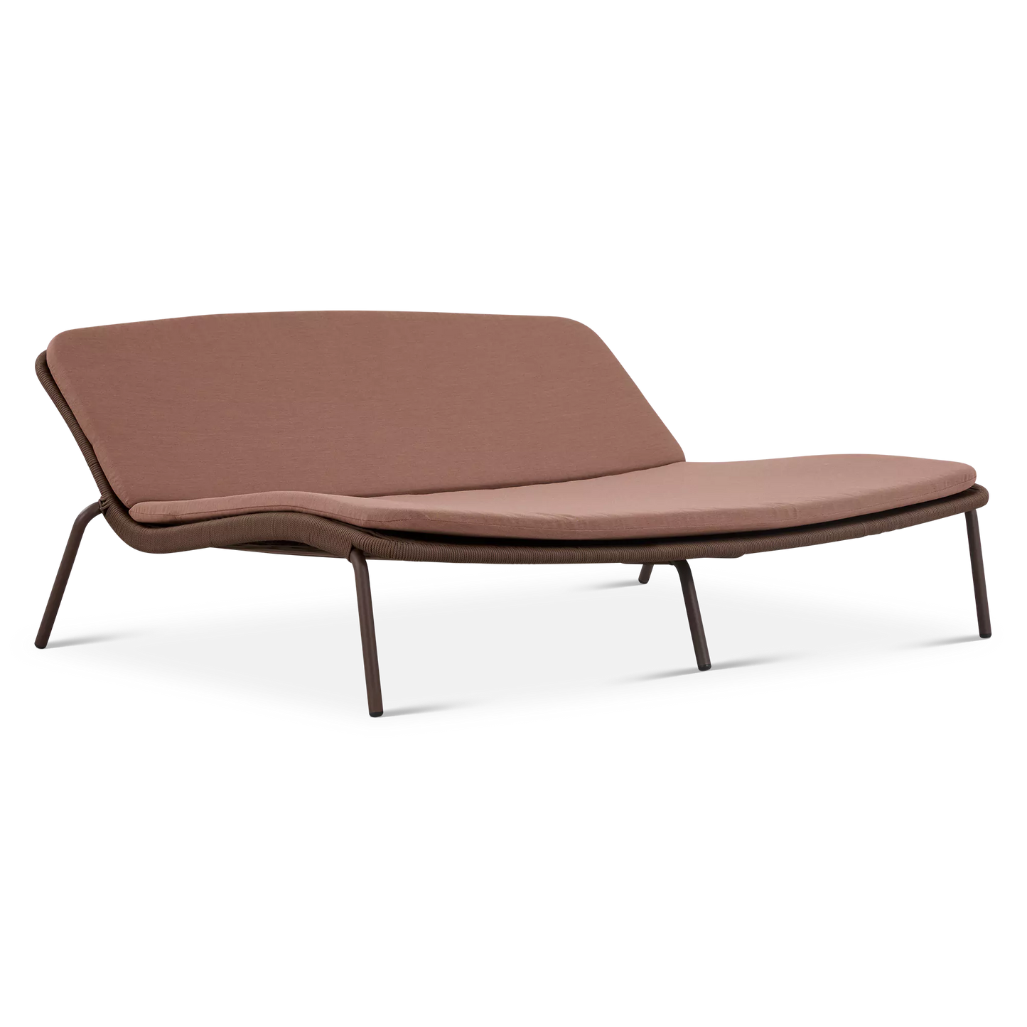 Good Vibes - Chaise longue double extérieure en corde