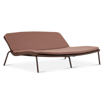 Good Vibes - Chaise longue double extérieure en corde