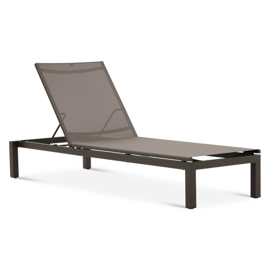 Cadzand - Chaise longue extérieure en textilène