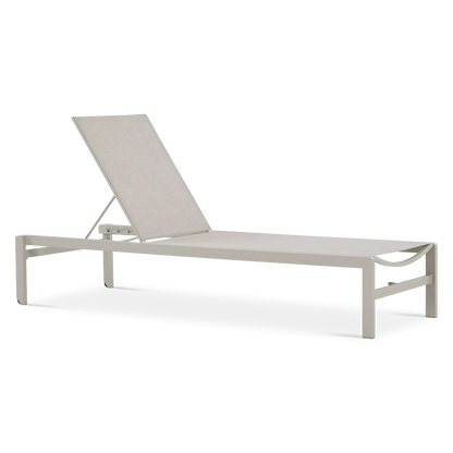 State - Chaise longue extérieure en textilène