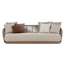 Muscade - Canapé 3 places extérieur en corde