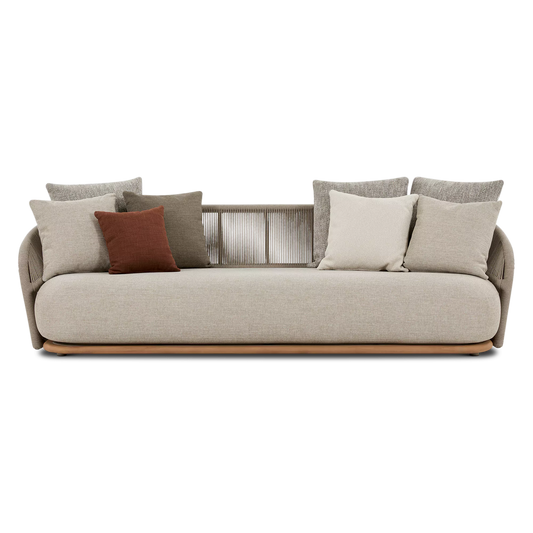 Muscade - Canapé 3 places extérieur en corde