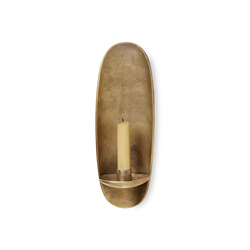 Agapé - brass wall candleholder