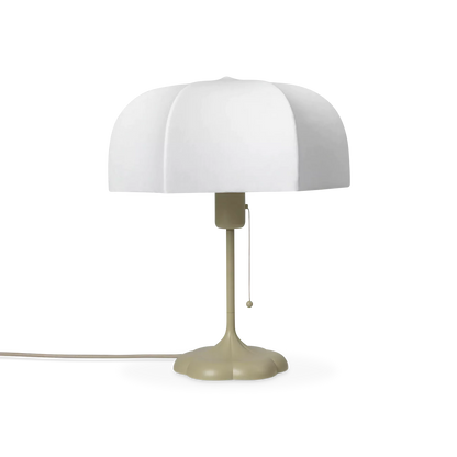 Poem - lampe de table baroque avec abat-jour blanc
