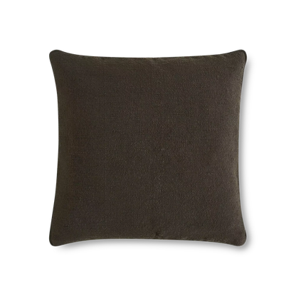 Brooklyn - brown cotton decorative cushion