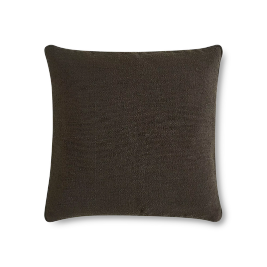 Brooklyn - brown cotton decorative cushion