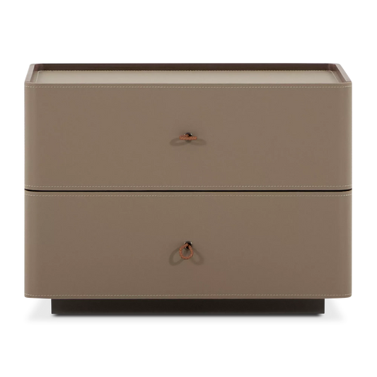 Neri - Leather Nightstand