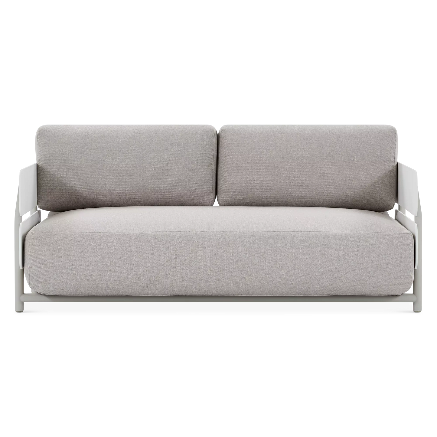 Polo - Outdoor 2-Seater Sofa in Aluminium
