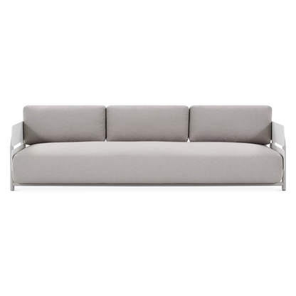 Polo - Outdoor 3-Seater Sofa in Aluminium