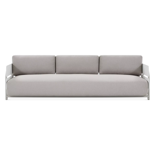 Polo - Outdoor 3-Seater Sofa in Aluminium