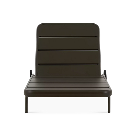Dolce - Chaise longue extérieure en aluminium