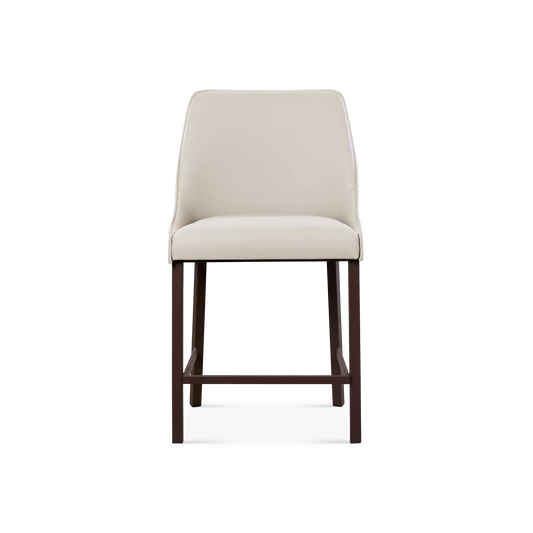Sara I - Tabouret en similicuir par Trica