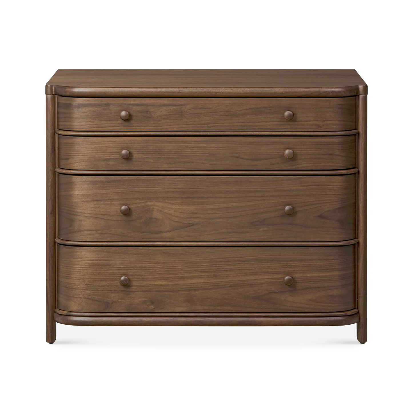 Agatha - Walnut Wood Nightstand by Four Hands