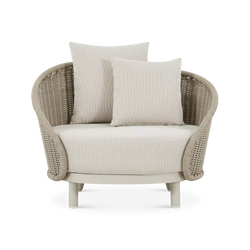 Loop - Fauteuil extérieur en rotin
