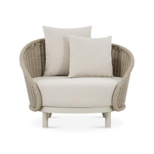 Loop - Fauteuil extérieur en rotin