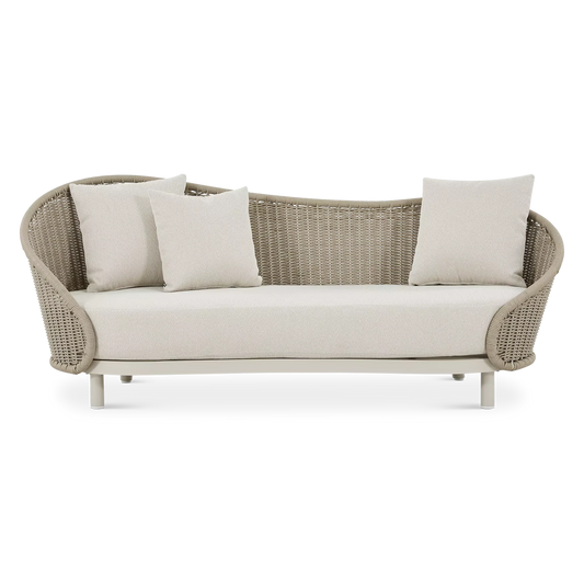 Loop - Outdoor Wicker 3-Seater Sofa