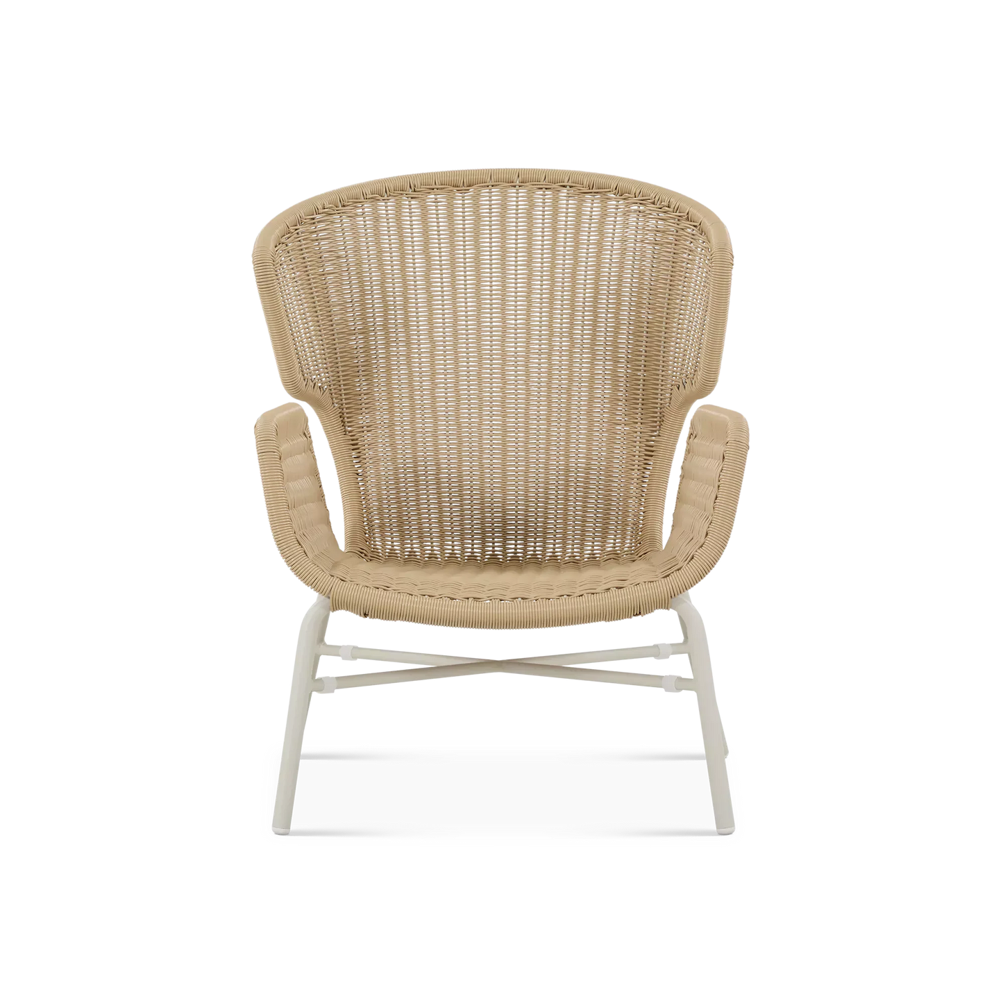 Libellule - Fauteuil à dossier haut extérieur en rotin