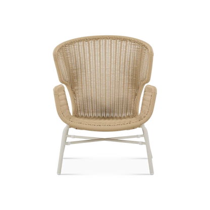 Libellule - Fauteuil à dossier haut extérieur en rotin