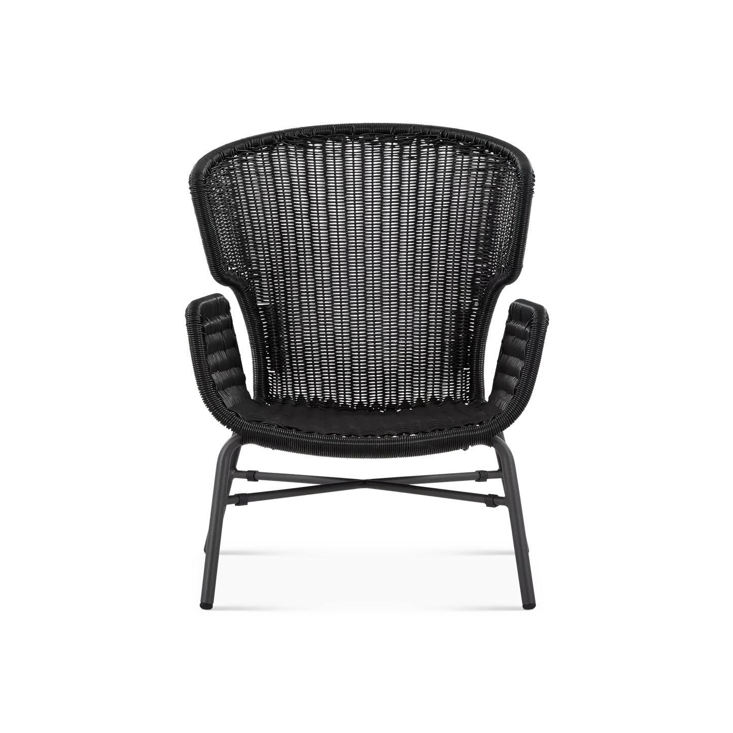 Libellule - Fauteuil à dossier haut extérieur en rotin