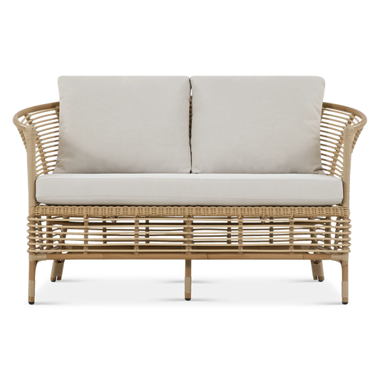 Sun - Canapé 2 places extérieur en rotin