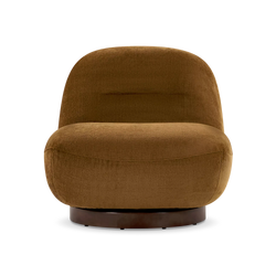 Pence - Fauteuil pivotant en tissu