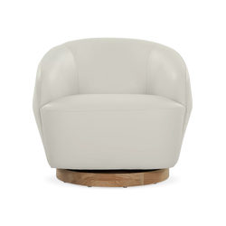 Pao - Leather Swivel Chair