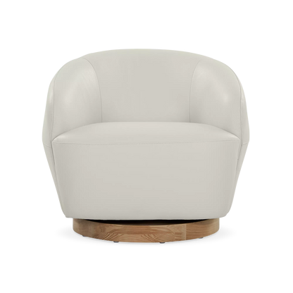 Pao - Leather Swivel Chair