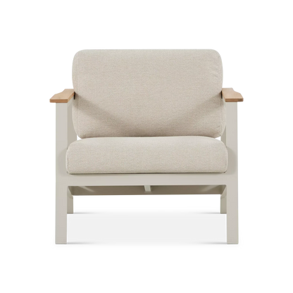 Geo - Fauteuil extérieur en aluminium