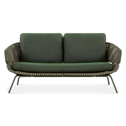 Phil - Outdoor Wicker 2-Seater Sofa