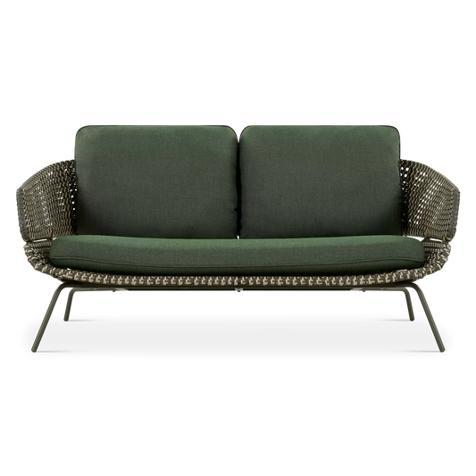 Phil - Outdoor Wicker 2-Seater Sofa