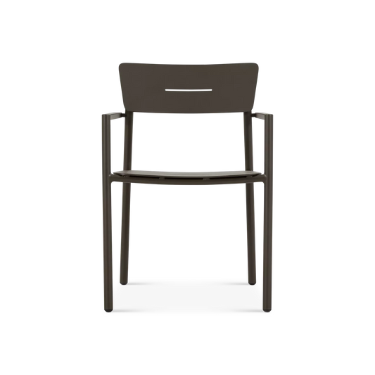 Straight Line - Chaise extérieure en aluminium