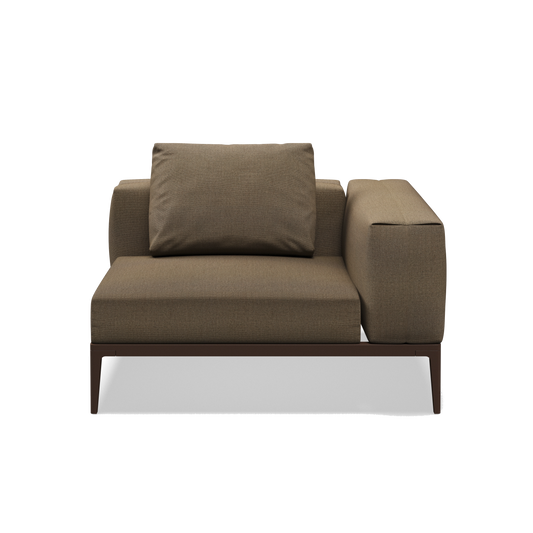 Grid - Outdoor Fabric Modular Corner Chair by Gloster