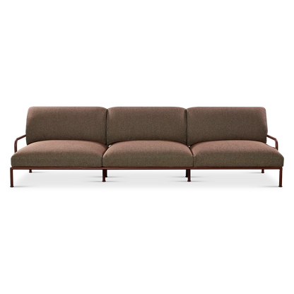 Roe - Outdoor Aluminium 3-Seater Sofa by Fast