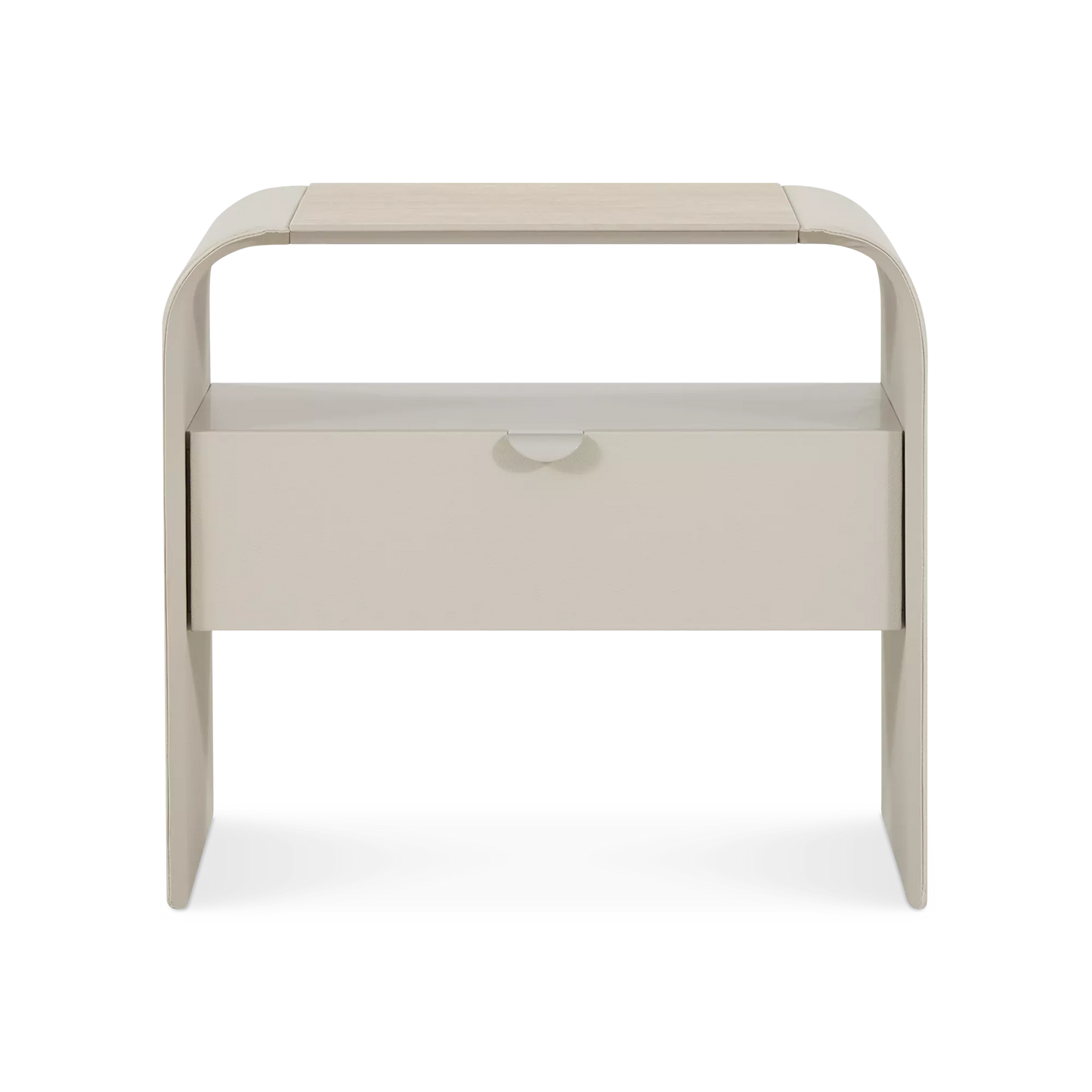 Nuvola - Table de chevet en similicuir