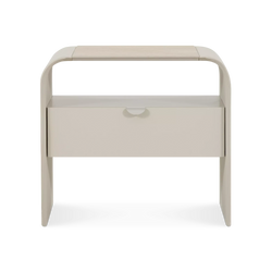 Nuvola - Table de chevet en similicuir