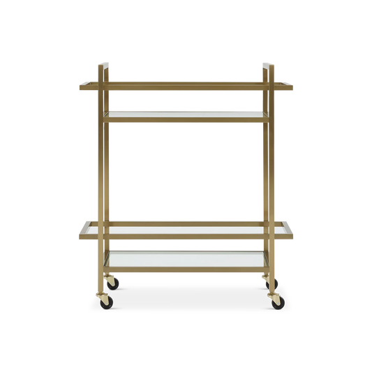 Erena - Stainless Steel Bar Cart