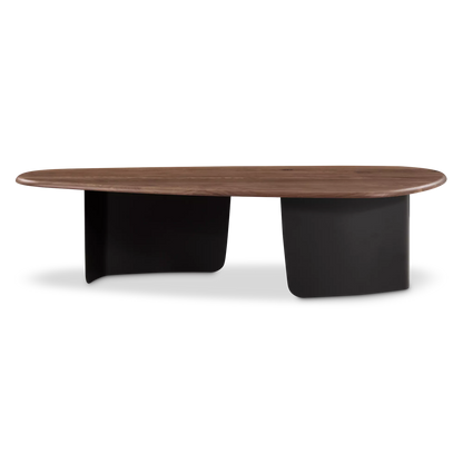 Faro - Table basse en noyer par Trica