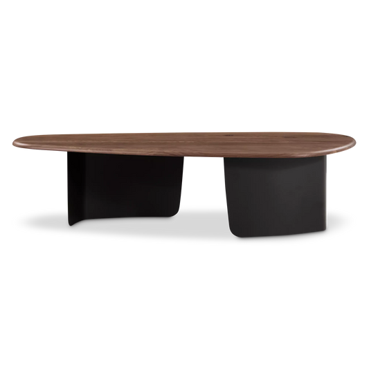 Faro - Table basse en noyer par Trica
