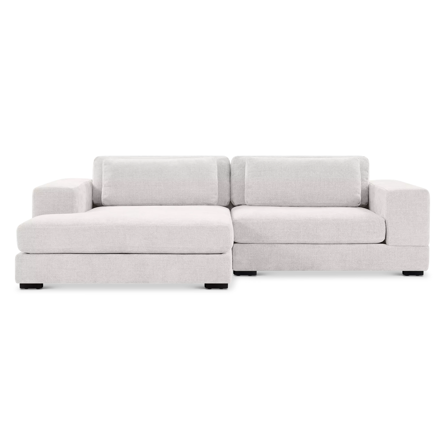 Meadow - Canapé sectionnel en tissu réversible avec rangement