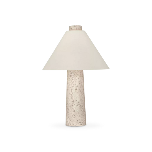 Berks - Travertine Table Lamp