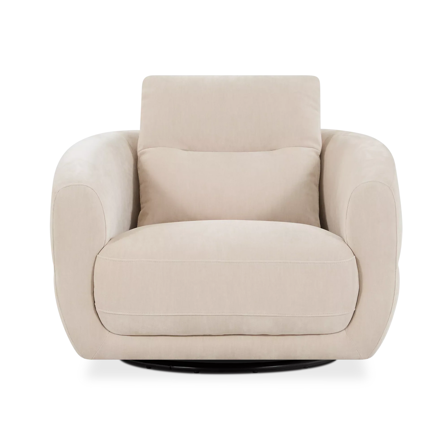 Lumi - Swivel Velvet Armchair