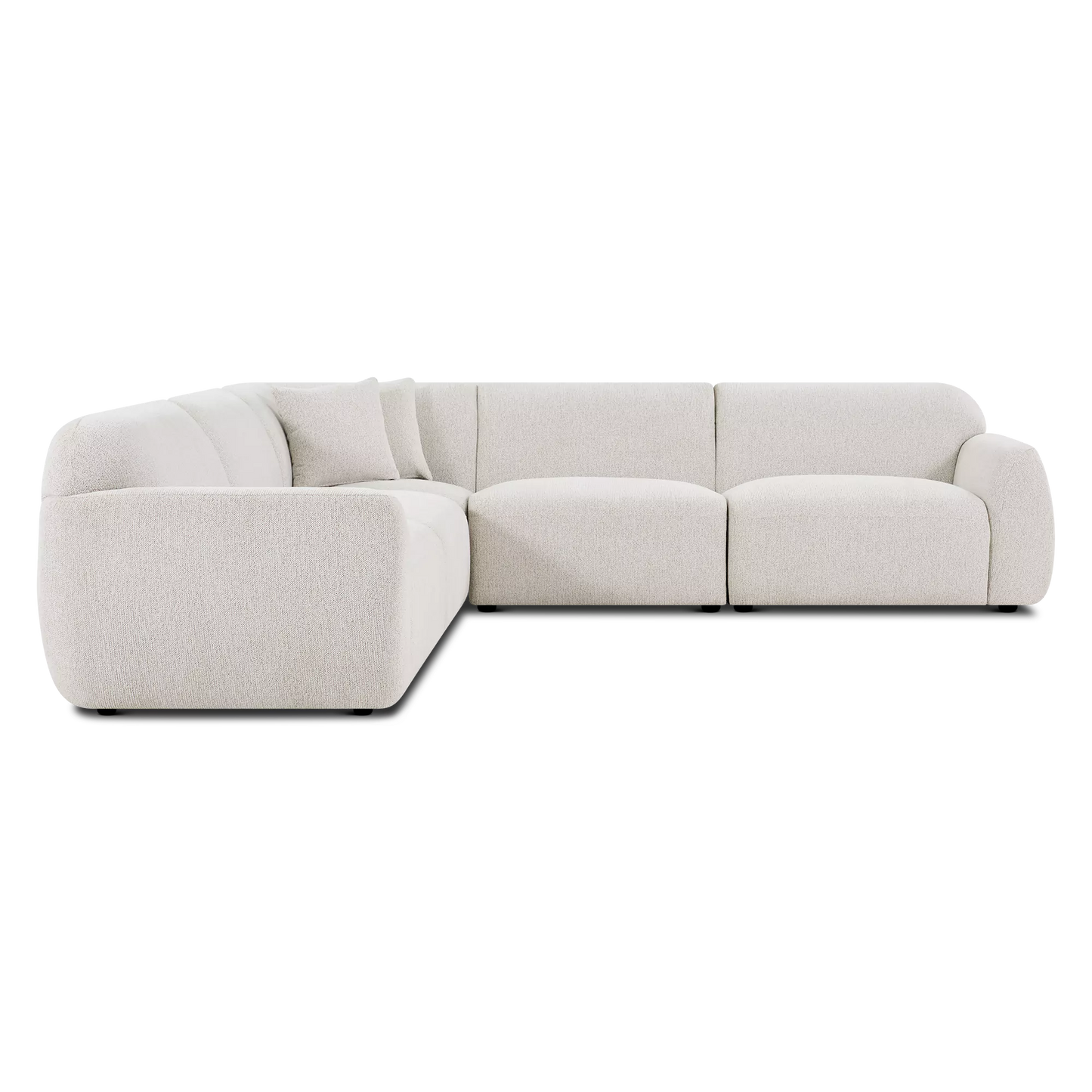 Lorenzo - Bouclé Fabric Sectional Sofa