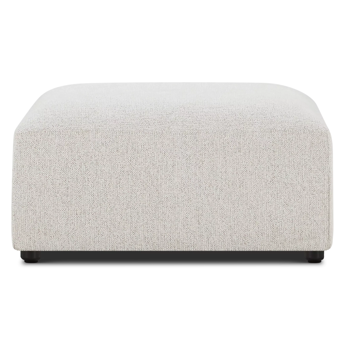 Lorenzo - Repose-pieds en tissu bouclé