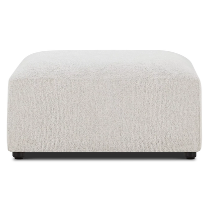 Lorenzo - Repose-pieds en tissu bouclé