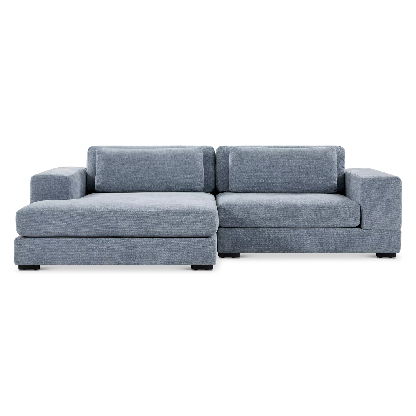 Meadow - Canapé sectionnel en tissu réversible avec rangement