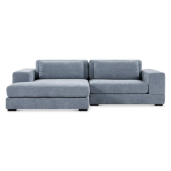 Meadow - Canapé sectionnel en tissu réversible avec rangement
